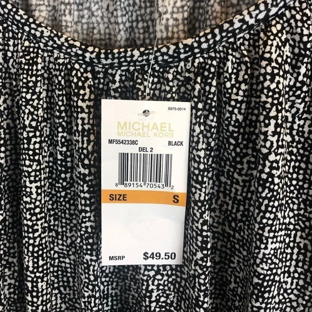 NWT Michael Kors 3/4 Sleeve Top Size S